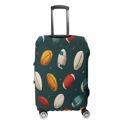 Rugby Funny Travel Luggage Cover Baggage Suitcase Cover Protector Skins 19-32 Inch4