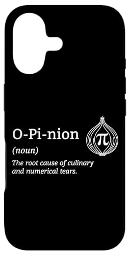 Funny Math Love Onion Opinion Pi Definition Mathematician Case for iPhone 17