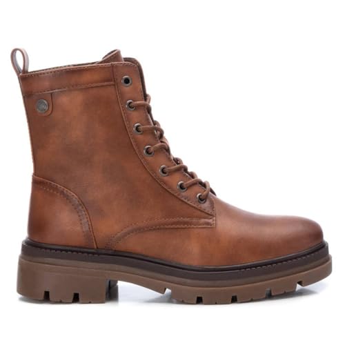 REFRESH - Botín Mujer Camel - Calzado Cómodo y Versátil - Moda casual - Modelo 17100003 (Talla 39)