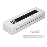 Multifonction : cette imprimante mobile sans encre est multifonctionnelle et peut être utilisée pour imprimer des reçus, des contrats, des photos, des images, des journaux, du bricolage, des cartes de vœux, des notes d'étude, des listes, des étiquettes, de longues bannières, jouer au coloriage, reconnaître des cartes, apprendre à apprendre ou autre. jeux, et plus