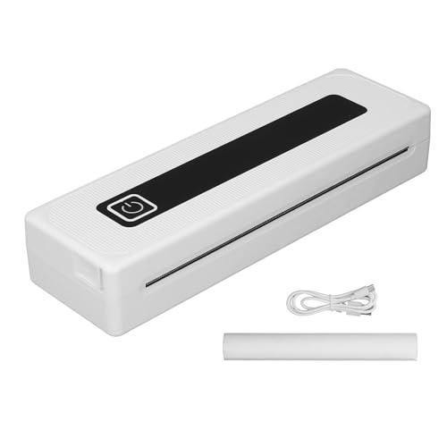 Image of Wireless Portable Inkless Thermal Printer for Home Office, Multifunctional Printer for iOS and, Suitable for Printing Photos, Labels, and Notes, 1 Roll Thermal Paper Included
