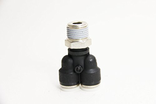 UPC PX1/2-N4UT Pisco Fitting, Straight, 1/4 Tube Diameter, 1/8 Thread Size NPT