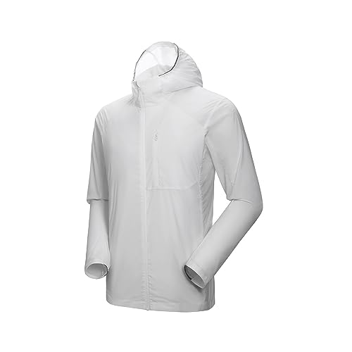 Image of KAILAS Men's Running Jacket Windbreakers Sun Protection Rain Jacket Ultralight Hooded for Hiking Traveling