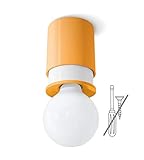 Geeignet für alle E27 Leuchtmittel (LED, Halogen, Edison etc.) der Energieklassen A++ bis E; Leistung max. 40 Watt. Leuchtmittel kann individuell gewählt werden und ist nicht im Lieferumfang enthalten. Schutzklasse IP 20, nur für den Gebrauch in Innenräumen geeignet