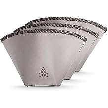 VSSL Nest #1 Reusable Coffee Filter | Stainless Steel Mesh Filter | Pour Over Filters for Camping | Sustainable & Eco-Friendly Coffee Gear | Compact, Durable & Adventure Ready | Pack of 3