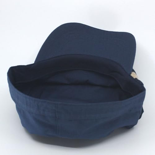 Image of The Vintage Year Heavy Stitching Washed Cotton Cadet Hat - Durable Military Baseball Cap for Men & Women, Outdoor Casual Wear