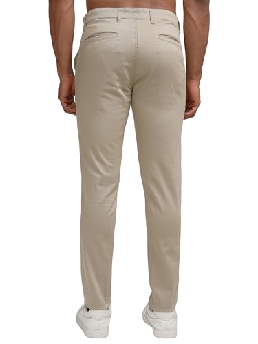 Image of Highlander Men's Slim Fit Formal Trousers | Ankle Length |Smart Trousers for Men | Chino Trousers for Men|Elegant Design | Comfortable Fabric for Daily Work & Formal Occasions