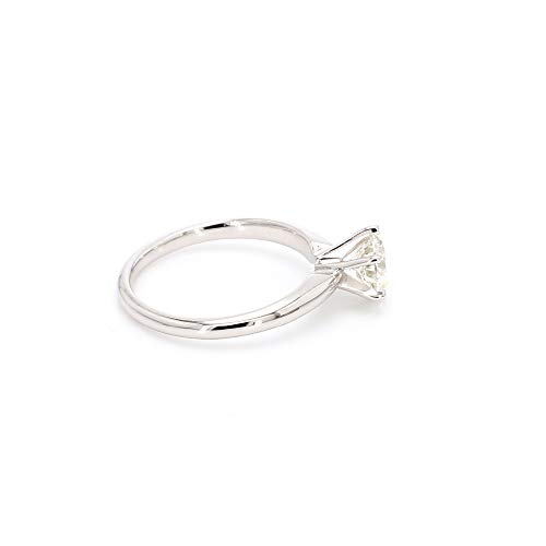 14k White Gold Lab-Grown Diamond Solitaire Wedding Engagement Ring (1.00 cttw, I-J Color, VS2-SI1 Clarity)4