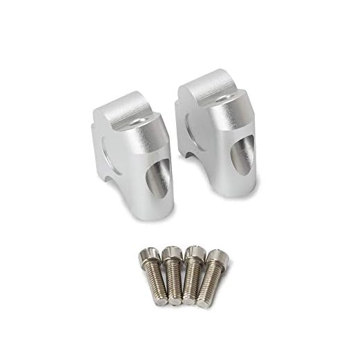 KKmoon Elevador Manillar Moto 22mm Soporte Elevador para Manillar Abrazadera de Barras Universal