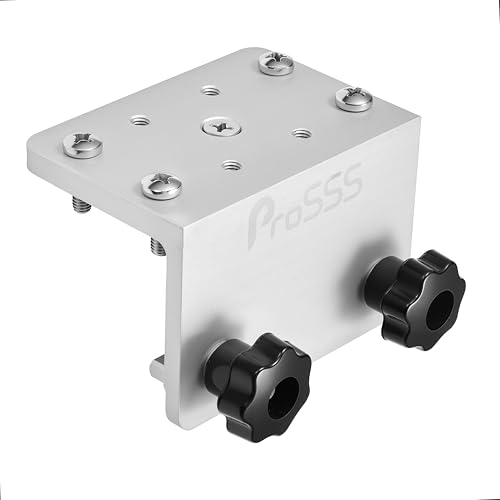 ProSSS 90 Aluminum Track Mount Base CNC Marine Bracket for Versatrack Boat Accessories Lund Sport Track Ranger Lowe Fits Brocraft Cannon Scotty RAM Mounts Boat Track System