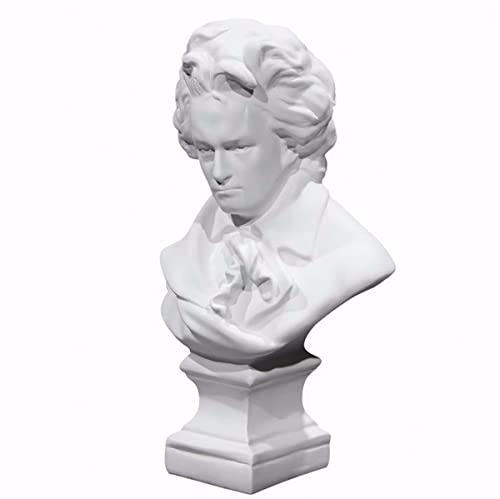 PIGPIGFLY Beethoven Büste Statue,Klassische Musik Komponist,Deko Wohnzimmer,Home Store Dekoration, Modern Abstract Kunst Skulpturen Deko, Bürodekorationen,Polyresin, Geschenk PIGPIGFLY Beethoven Büste Statue,Klassische Musik Komponist,Deko Wohnzimmer,Home Store Dekoration, Modern Abstract Kunst Skulpturen Deko, Bürodekorationen,Polyresin, Geschenk
