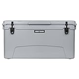 Driftsun 110qt Insulated Ice Chest - Heavy Duty, High Performance Roto-Molded Commercial Grade Cooler (Gray)