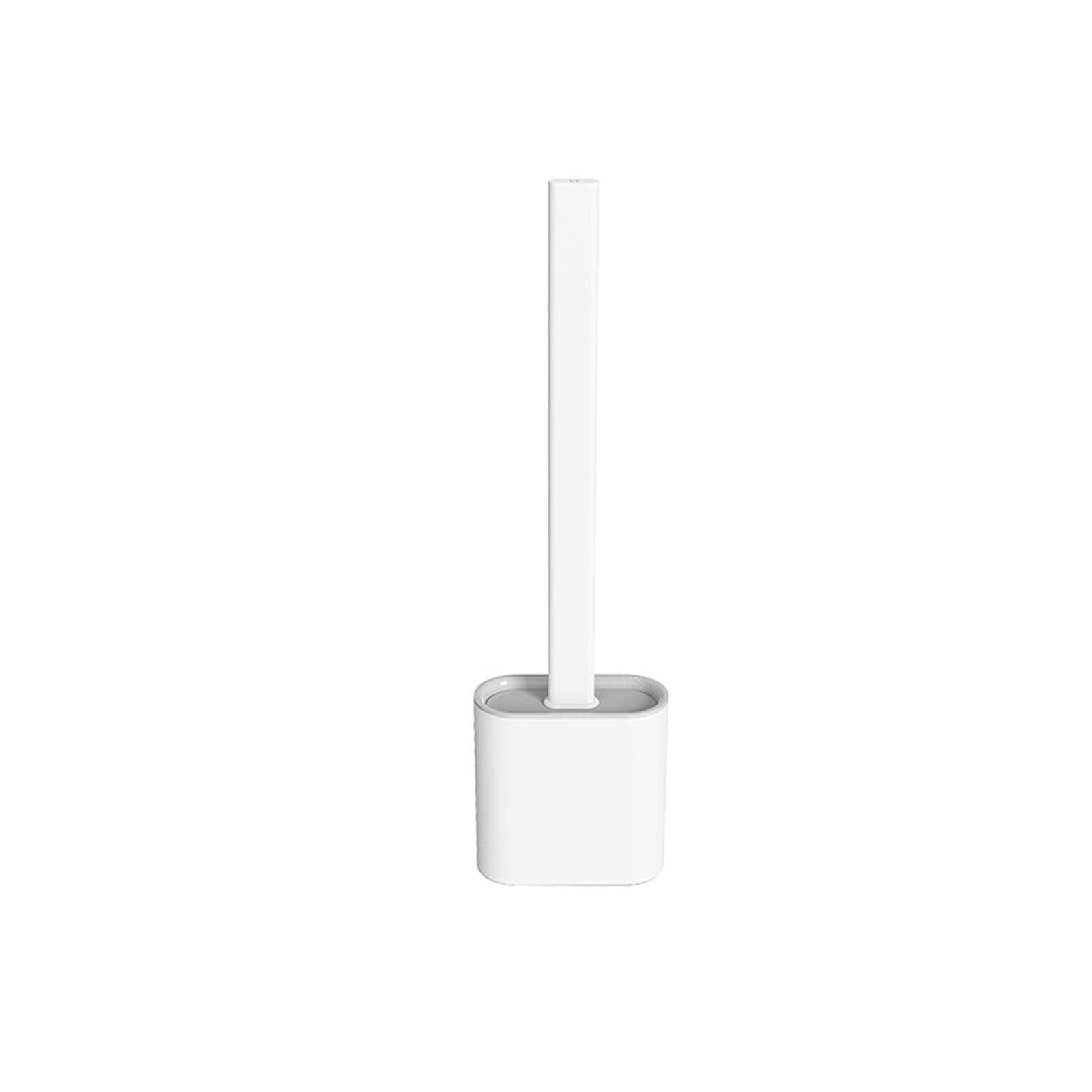 Cepillo de inodoro de silicona, limpiador de baño para colgar en la pared, 1 cepillo sanitario con cerdas duraderas para una limpieza eficiente del inodoro, diseño que ahorra espacio