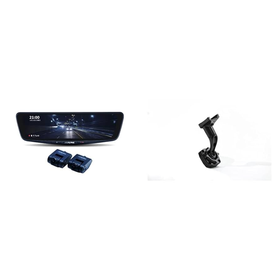 ALPINE製デジタルインナーミラー DVR-DM1000A-IC車内カメラ ALPINE アルパイン DVR-DM1000A-IC 10型ドライブレコーダー搭載