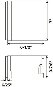 Dimensions diagram for Pioneer AppRadio 4