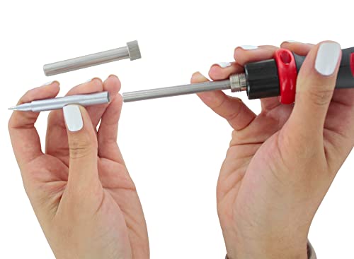 Miyako 40 Watts Soldering Iron Pencil Style Solder With Premium High Performance Ceramic Heater For Quick Heat Up, Long Life Replaceable Tip And Plastic Handle With Rubber For Comfort (74B440) #TOP4