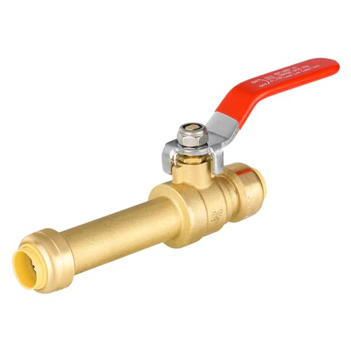 Válvula de latón EFIELD de 1/2 pulgada con conexión instantánea multi-material 7