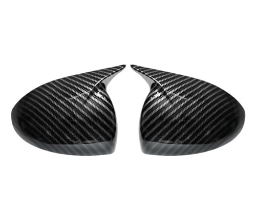 Boîtier porte extérieur Chevrolet Aveo 2012 garniture coque ABS carbone noir