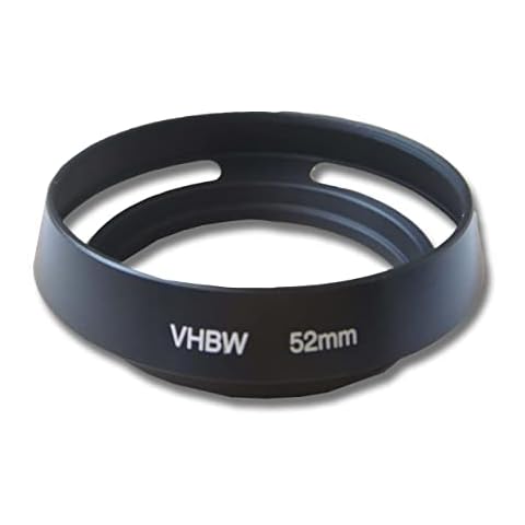 vhbw Gegenlichtblende für 52mm Objektiv Cover