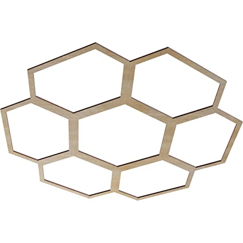 Image of Ekena Millwork 36 inchOD x 12 5 /8 inchID x 3 /8 inchT Florin Wood Fretwork Pierced Ceiling Medallion, Birch