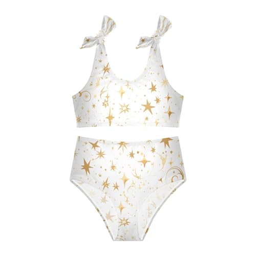 Gold Star Girls' 2 Piece Bikini Set Quick-Dry Swimsuits Swimwear Adjustable Shoulder Strap3