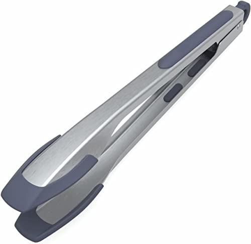 Servierzange – Edelstahl-Kochzange für Grill und Küche, Einhand-Design, unverzichtbares Servierwerkzeug für Lebensmittel