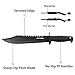 FLISSA Survival Hunting Knife with Sheath, 15-inch Full Tang Fixed Blade Tactical Bowie Knife with Sharpener & Fire Starter for Camping, Outdoor, Bushcraft