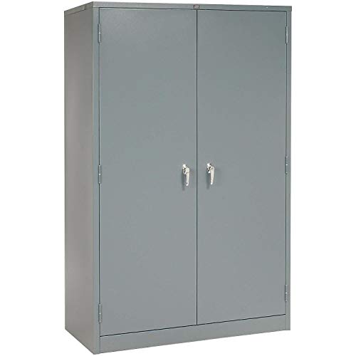 Global Industrial Unassembled Metal Storage Cabinet 48X24X78, Gray #TOP1