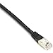 Black Box Cat6 250-MHz Shielded, Stranded Cable SSTP (PIMF), PVC, Black, 10-ft. (3.0-m)