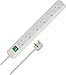 Price comparison product image Brennenstuhl Eco-Line extension socket 6-way white 1,5m 05VV-F 3G1,25 *GB*