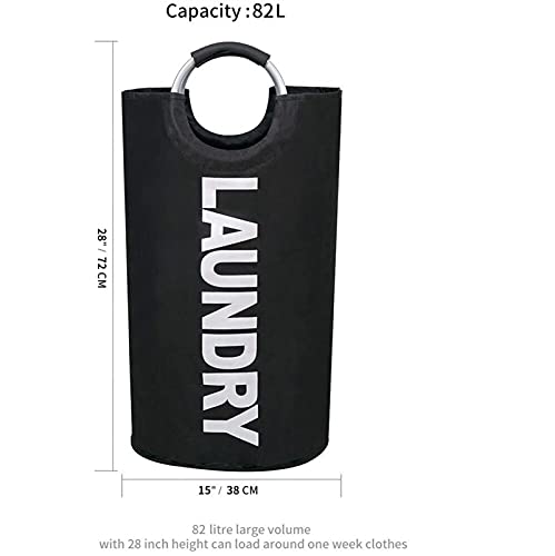 Bolso de lavandería de pie e impermeable con gran capacidad 82L 7
