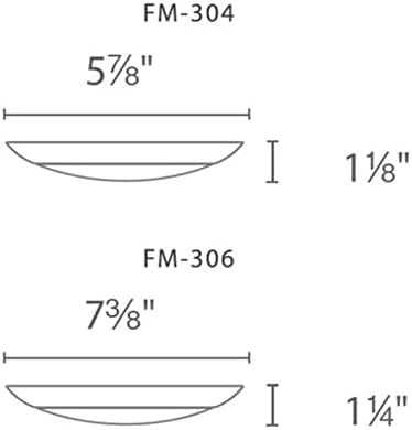 Miniatura 2 de WAC Lighting FM-306-930-BN disco para montaje al ras de luz led blanca suave de 3000K, con calificación de Energy Star, grande, de níquel bruñido