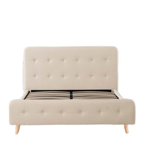 La mejor selección de Bases para Cama King Size Modernas Top 10. 43 Ilios Innova | Elegante Base King Size para Cama con cabecera Forrada y Acolchada Resistente Estructura de Acero y Madera | Moderna y Elegante Cama
