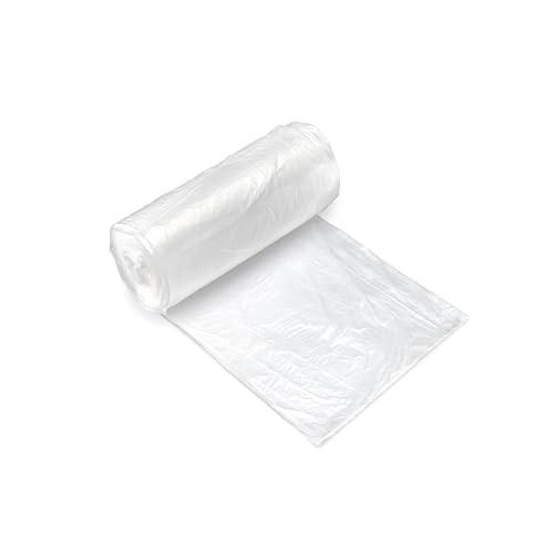 Image of Inteplast Group S386022N 60 Gallon Capacity, 60 inch Length x 38 inch Width x 22 Mic Thickness, Natural Color, HDPE Commercial Coreless Institutional Trash Can Liner (Case of 6 Roll, 25 Bags per Roll)