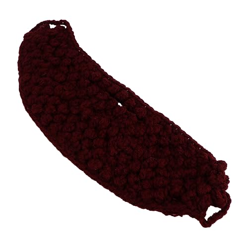 COLLBATH 1Pc Unisex Winter Crochet Mask Durable Woolen Yarn Knit Beard Cover for Warmth Lightweight and Breathable Face Protection for Cold Weather and Outdoor Activities