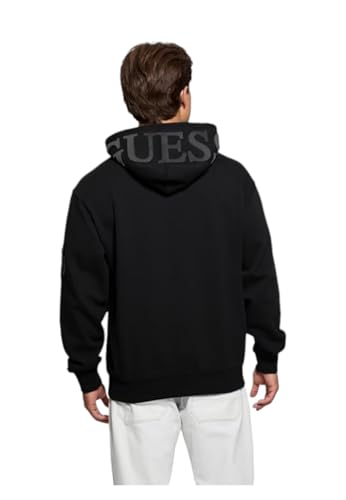 GUESS Men's Eco Chenille Logo Hoodie2