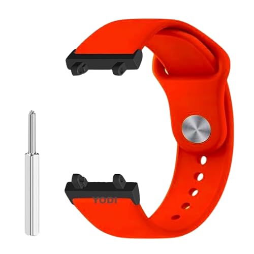 Image of YODI Strap Band Compatible with Amazfit T-Rex 2 Smartwatch Only Soft Silicone | Nylon | Chain | Leather Watch Straps with Installation Adjuster Tool For Amazfit TRex 2