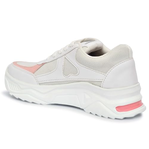 Image of SUSON Women's Synthetic Leather Sneakers Shoes
