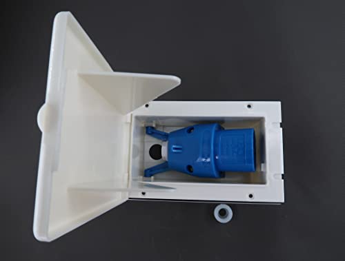 Aussenstrom Landstrom Wohnwagen Wohnmobil CEE 16A/240V IP44 inkl. blauen Stromstecker