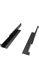 Amazon.com: JINGCHENGMEI 1U 19inch Server Rack Rails -15-24 inch ...