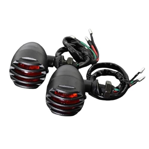 Clignotant moto indicateurs feux de signalisation lampe noire pour moto custom Sportster Bobber