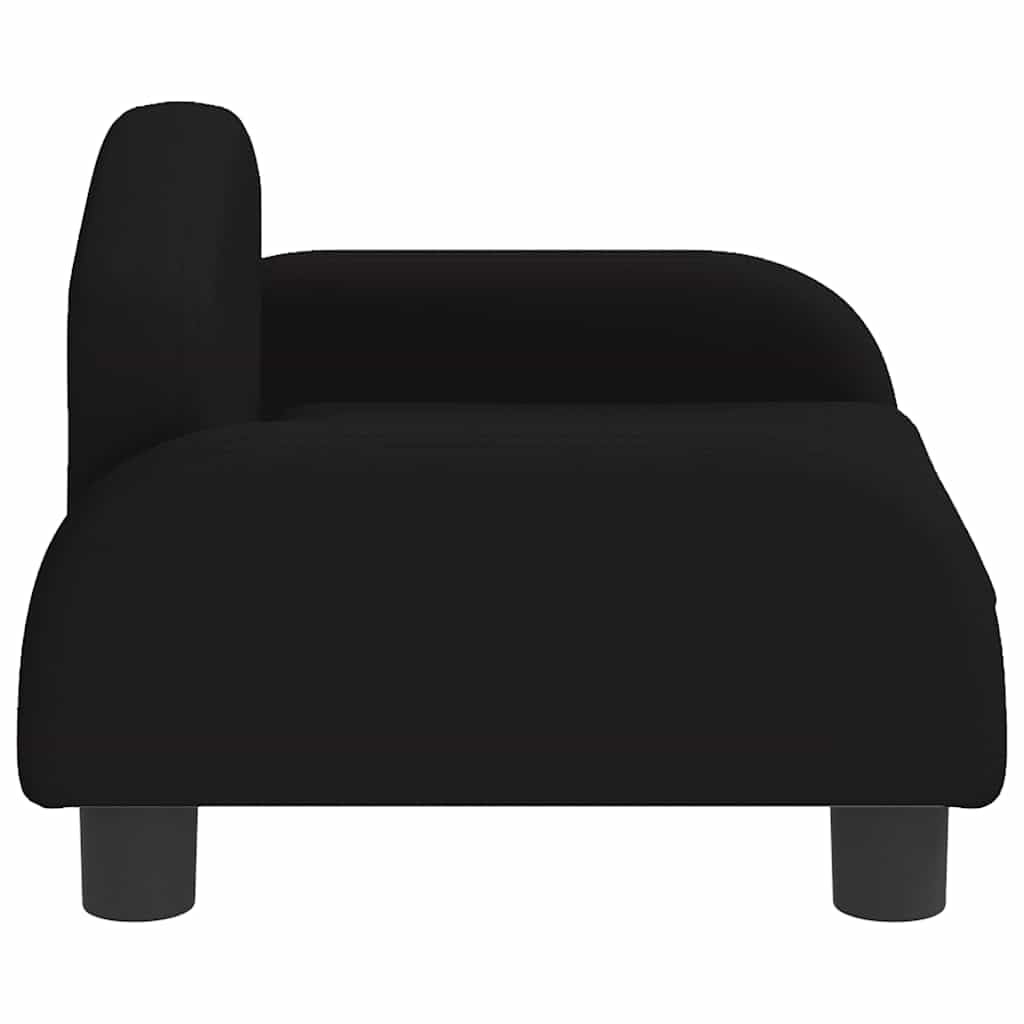 Cuccia per cani in tessuto nero, 50 x 40 x 30 cm, con fondo antiscivolo, morbida imbottita, accogliente e delicata sulle articolazioni, ideale come cuccia per cani, cuscino per animali