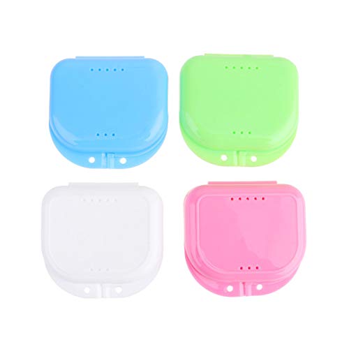 SuPVOX 8 peças de caixas de viagem de dentadura e ferramentas de remoção de alinhador de dentes para