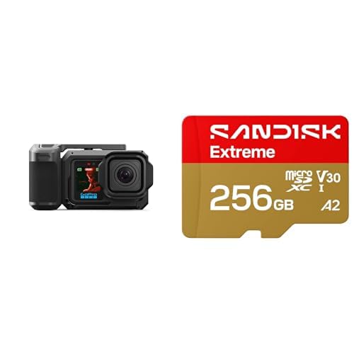 Image of GoPro Mission 1 PRO Grip Edition + SANDISK 256GB Extreme microSD UHS-I V30 Card