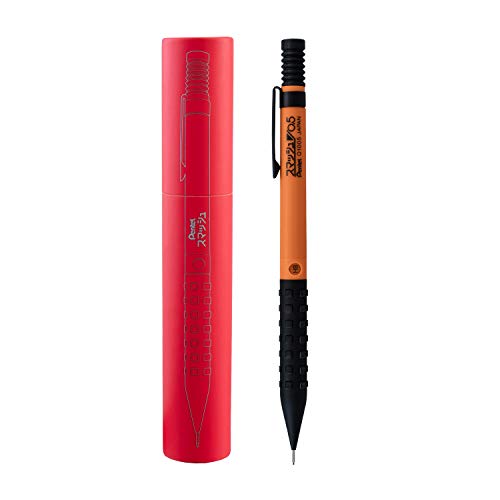 Image of Pentel Smash Drafting Mechanical Pencil (0.5mm) - Special Edition Orange Accents w /Tube (Q1005LAF-TB)
