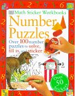 Paperback Math Sticker Workbooks: Number Puzzles Book