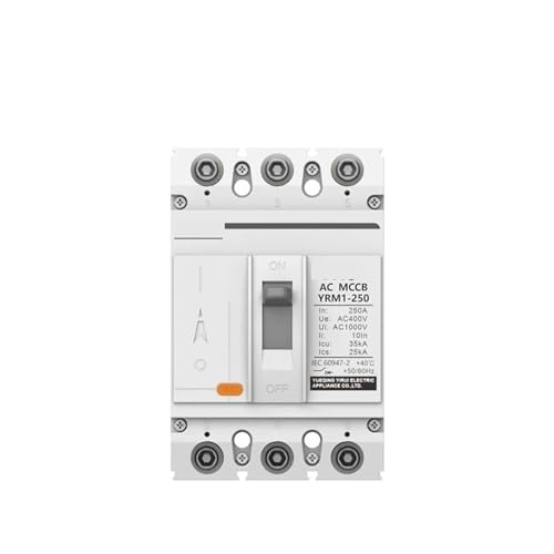 Disjoncteur à boîtier moulé 3P 100A pour réseau électrique triphasé 400V - 3