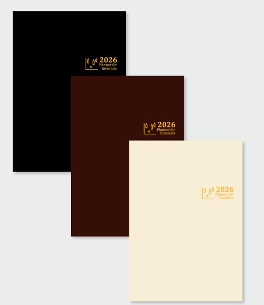 Amazon.co.jp: 2026 暁投資顧問 投資手帳 黒 1冊のみ : 文房具