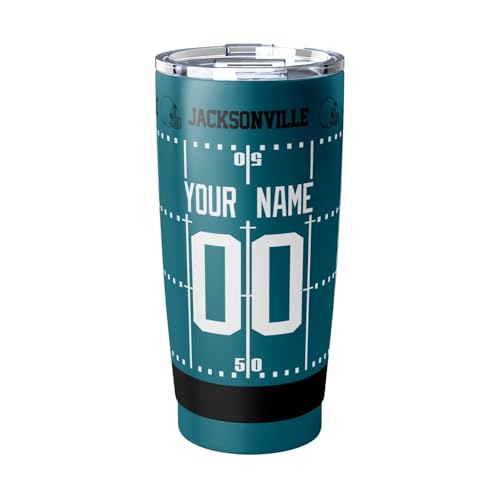 Image of ANTKING Jacksonville Tumbler 20 oz Travel Coffee Cup for Men Women Boy Custom Name Number Gifts