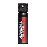 Spray Anti Agression 80 ML – ADMIRAL Defense - Format Auto Défense Immédiate – Portée 3M – Approuvé par la Police – Sécurité Personnelle & Protection Compacte